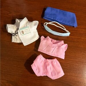 Labubu or doll outfit clothes doctor nurse
